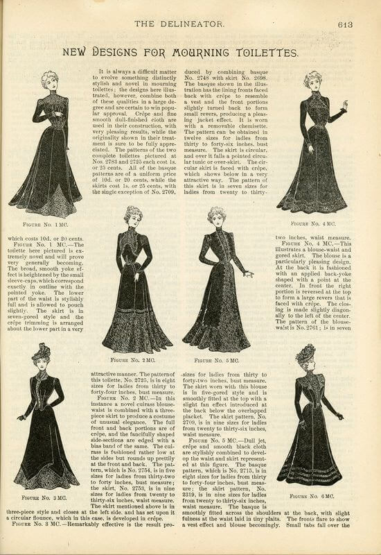 The History of Mourning Dress and Attire in the West Eterneva